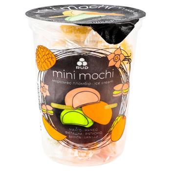 Мороженое пломбир Rud Mini Mochi манго-фисташка-ваниль 180г - купить, цены на За Раз - фото 1