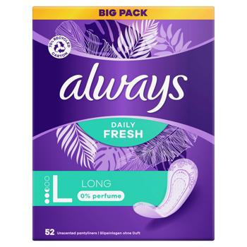 Always Daily Fresh Long Pads 52pcs - buy, prices for METRO - photo 2