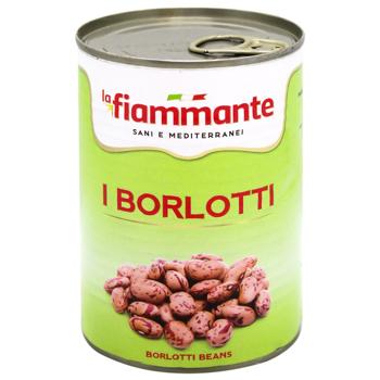 La Fiammante Borlotti Beans 400g - buy, prices for Auchan - photo 1