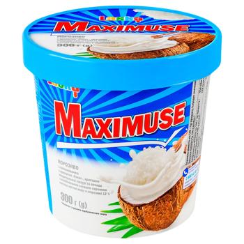 Laska Maximuse with Coconut Filling, Confectionery Icing Crumbs and Cookies Ice Cream 300g