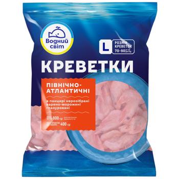 Vodnyj Svit Frozen Shrimp 800g - buy, prices for COSMOS - photo 1