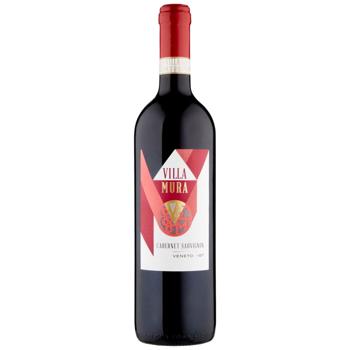Вино Villa Mura Cabernet Sauvignon красное сухое 12% 0,75л - купить, цены на Эпицентр FOOD - фото 1