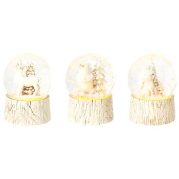 Куля водяна Koopman новорічна LED 6,5см в асортименті