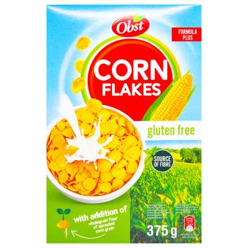 Кукурудзяні пластівці OBST без глютену 375г. И478 - купить, цены на КОСМОС - фото 3