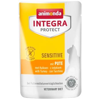 Корм вологий Integra Protect Sensitive з індичкою для котів з харчовою непереносимістю 85г - купити, ціни на MasterZoo - фото 1