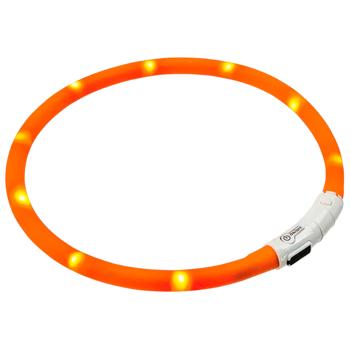 Нашийник для собак Ferplast Night Over з LED-світлом 55 - помаранчевий - купити, ціни на MasterZoo - фото 1
