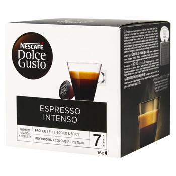 Кава в капсулах Nescafe Dolce Gusto Espresso Intenso 112г 16шт - купити, ціни на За Раз - фото 1