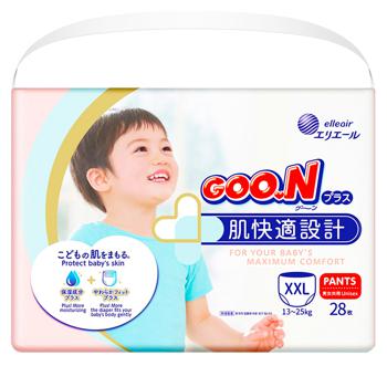 Подгузники-трусики Goo.N Plus ХХL 13-25кг 28шт - купить, цены на КОСМОС - фото 1