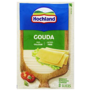 Hochland Gouda Sliced Cheese 48% 135g - buy, prices for COSMOS - photo 1