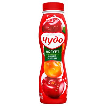 Chudo Cherry-Sweet Cherry Yogurt 2.5% 260g - buy, prices for Chudo Market - photo 1
