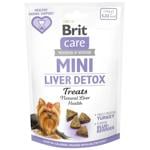 Лакомство для собак Brit Care Mini Liver Detox Treats с индейкой и черникой для поддержания природной детоксикации и здоровья печени у собак малых пород 50г