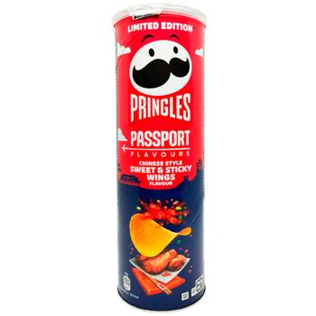 Чипси Pringles Passport Chinese Style картопляні зі смаком солодких крилець 165г - купити, ціни на Cупермаркет "Харків" - фото 1