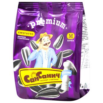 San Sanych Premium Striped Salted Sunflower Seeds 95g - buy, prices for Chudo Market - photo 4