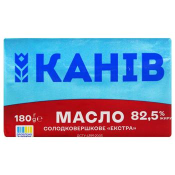 Масло Канев Экстра сладкосливочное 82,5% 180г - купить, цены на Чудо Маркет - фото 3