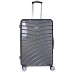 Валіза Airport Wavy Pop 4 колеса сіра 75см