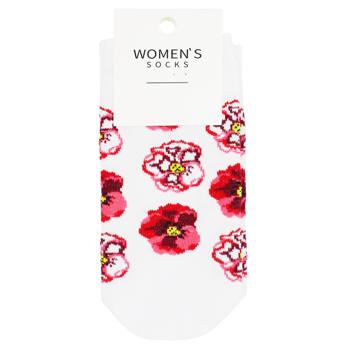 Шкарпетки жіночі мікс короткі р.23-25 - купити, ціни на - фото 3