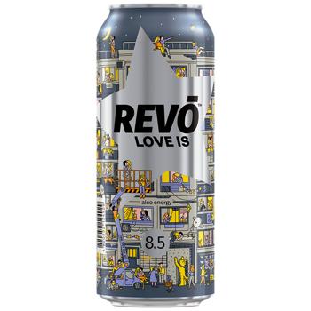 Напій слабоалкогольний Revo Love is енергетичний 8,5% 0,5л