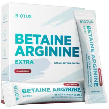 Biotus, Бетаїн Аргінін Екстра, Betaine Arginine Extra, 10 саше - купити, ціни на Біотус - фото 1