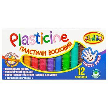 Пластилин Class 12 цветов - купить, цены на КОСМОС - фото 1