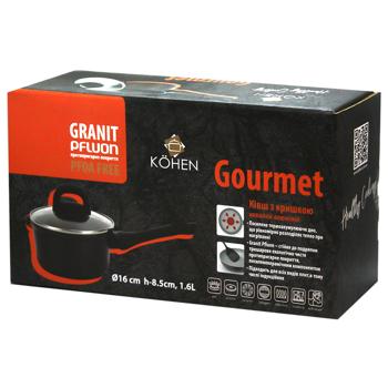 Kohen Gourmet Pan with Lid 1.6l - buy, prices for - photo 4