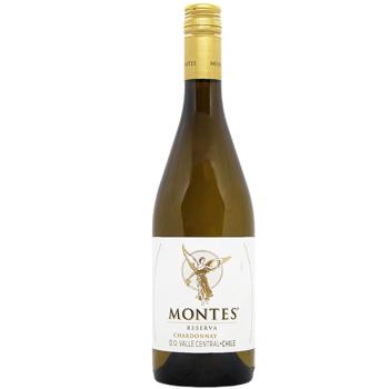 Montes Reserva Chardonnay White Dry Wine 13.5% 0.75l - buy, prices for AlcoHub - photo 1