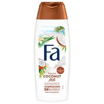 Крем-гель для душа Fa Coconut Milk 250мл - купить, цены на Чудо Маркет - фото 5
