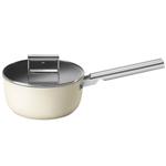 Smeg 50x Matte Cream Saucepan with Lid 20cm