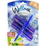 Wellnax Blue Water Blossoming Orange Toilet Block 2pcs*50g