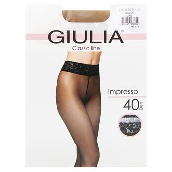 Колготки жіночі Giulia Impresso 40ден р.2 daino