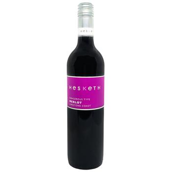 Hesketh Merlot Red Dry Wine 14% 0.75l