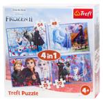 Пазлы Trefl ледяное сердце 2 4 в 1
