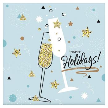 Silken Champagne 3-Ply Table Napkins 33*33cm 18pcs - buy, prices for MegaMarket - photo 1