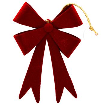 Red/Green Bow Pendant 12.3x1.2x9cm - buy, prices for METRO - photo 3