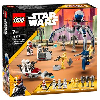 Lego Star Wars Clone Trooper & Battle Droid Battle Pack Building Set 75372 - buy, prices for Auchan - photo 1