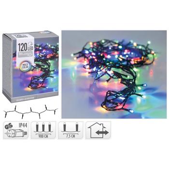 Гирлянда электрическая Koopman 120 LED 12м разноцветная - купить, цены на КОСМОС - фото 1