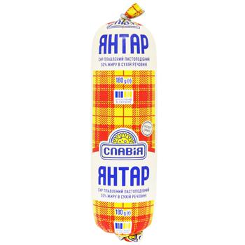 Сир плавлений Славія Янтар пастоподібний 50% 180г