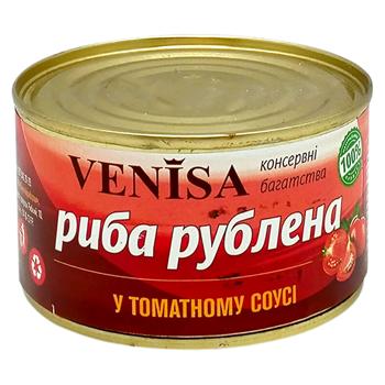 Venisa Chopped Fish in Tomato Sauce 240g - buy, prices for Chudo Market - photo 1