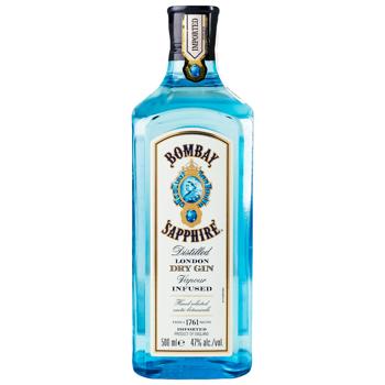 Джин Bombay Sapphire 47% 0,5л