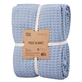 Ardesto Pique Plaid 160х230cm Light Blue - buy, prices for NOVUS - photo 1