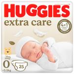 Huggies Extra Care Diapers 0+ <3.5kg 25pcs