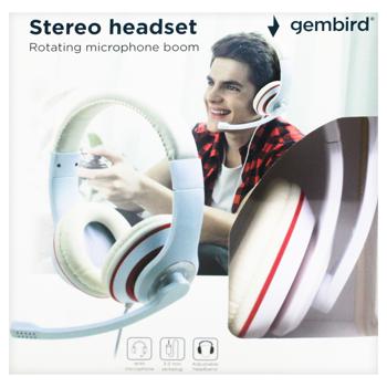 Gembird Stereo Head Set MHS-03-WTRD - buy, prices for - photo 2