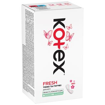 Kotex Deo Ultraslim Daily Pads 56pcs - buy, prices for MegaMarket - photo 5