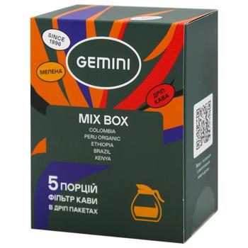 Gemini Mix Box Drip Coffee 12g*5pcs - buy, prices for Ideal - photo 1