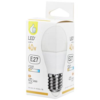 Auchan LED Lamp G45 5.5W Е27 2700K - buy, prices for Auchan - photo 1