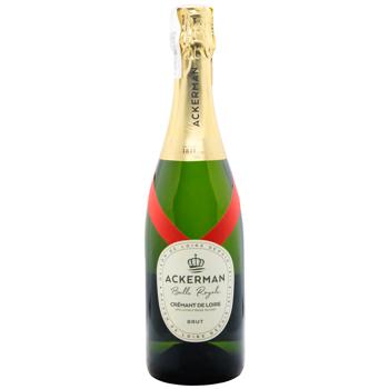 Вино ігр. Ackerman Bulle Royale Cremant de Loire Brut біле брют 0.75 л