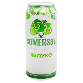 Сидр Somersby Яблуко 4,7% 0,5л - купити, ціни на NOVUS - фото 1