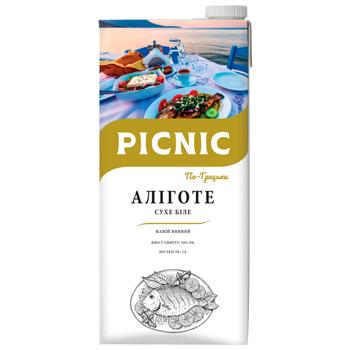 Вино Picnic Аліготе По-Грецьки біле сухе 9,5-14% 1л - купити, ціни на Ідеал - фото 2