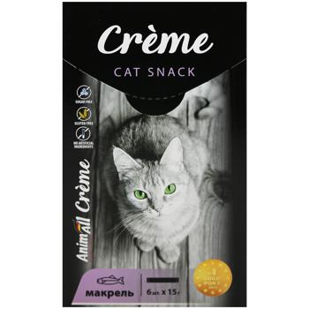 AnimAll Сreme Cat Snack with Mackerel 6x15g - buy, prices for Auchan - photo 2