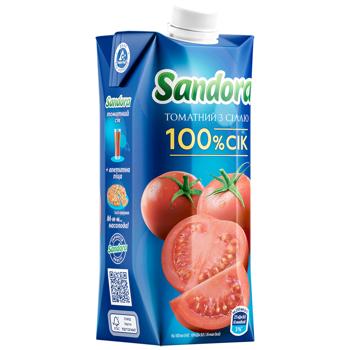 Сок Sandora томатный с солью 0,5л - купить, цены на Grono - фото 3