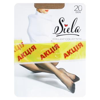 Набор колгот женских Siela Just 20 Den + 40 Den р.3 Glace 2 пары